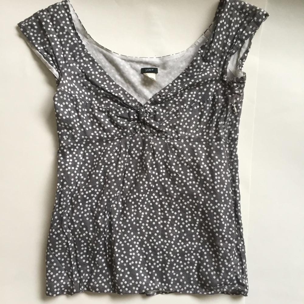 J. Crew Cotton Sweetheart Blouse